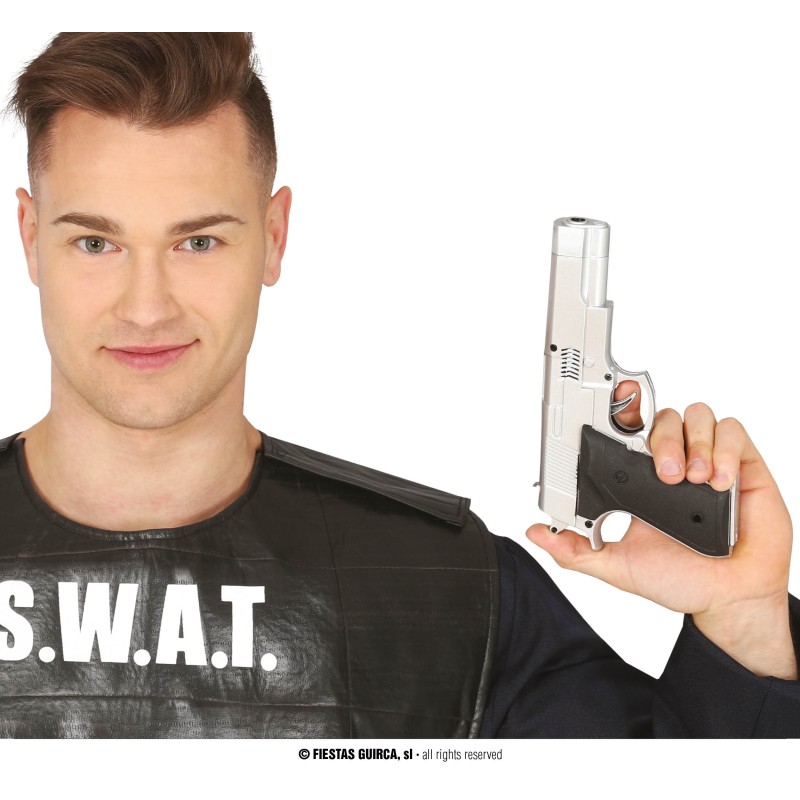 Pistola plata 24 cms