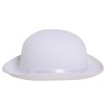 Bombin fieltro blanco
