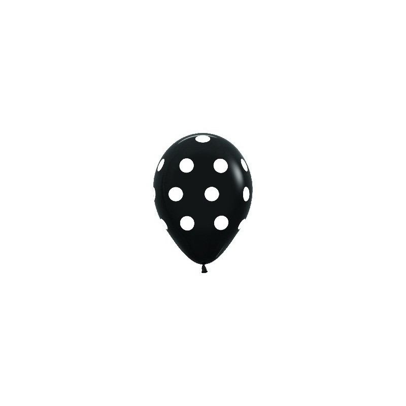 bolsa 12 globos con lunares