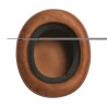 Chistera fieltro marron con elastico