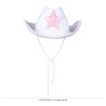 Sombrero vaquero blanco con estrella
