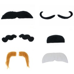 Blister 6 bigotes surtidos