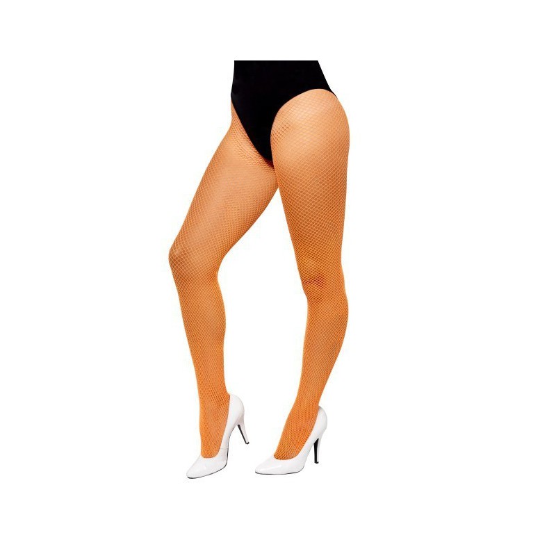 Mallas de red, naranja neón