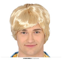 Peluca hombre rubia