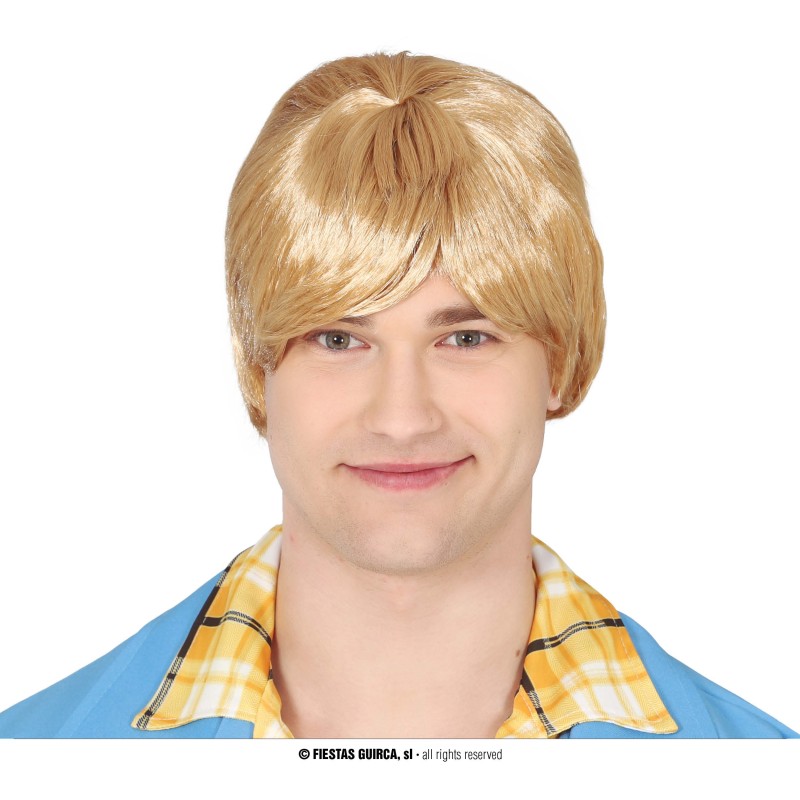 Peluca rubia corta