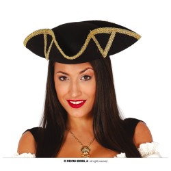 Sombrero pirata almirante fieltro
