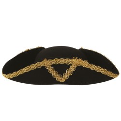 Sombrero pirata almirante fieltro