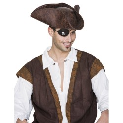 Sombrero pirata imitacion cuero