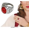 Anillo con rubi