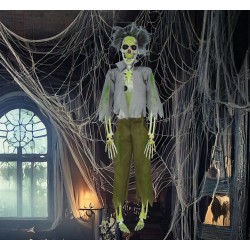Colgante esqueleto zombie 45 cms