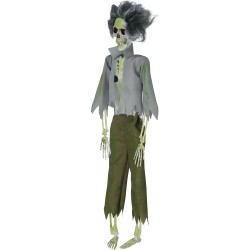 Colgante esqueleto zombie 45 cms