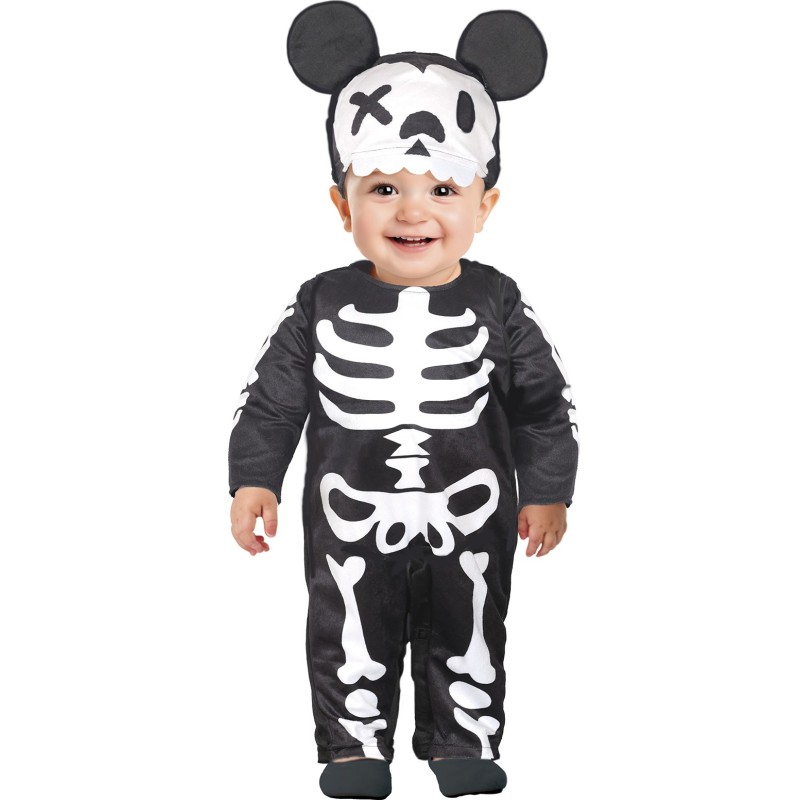 Disfraz bebe Mickey Esqueleto