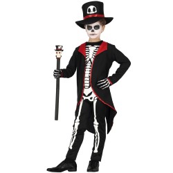 Disfraz niño Esqueleto elegante
