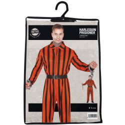 Disfraz hombre Arlequin prisionero