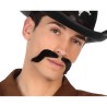 Bigote negro curvado