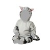 Disfraz bebe gato gris