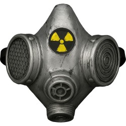 Máscara de gas nuclear pvc