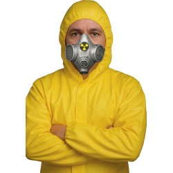 Máscara de gas nuclear pvc