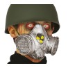Máscara de gas nuclear pvc