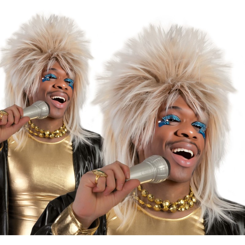 Peluca Tina Turner rubia