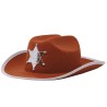 Sombrero marron sheriff infantil