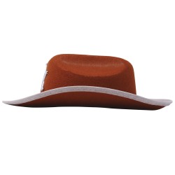 Sombrero marron sheriff infantil