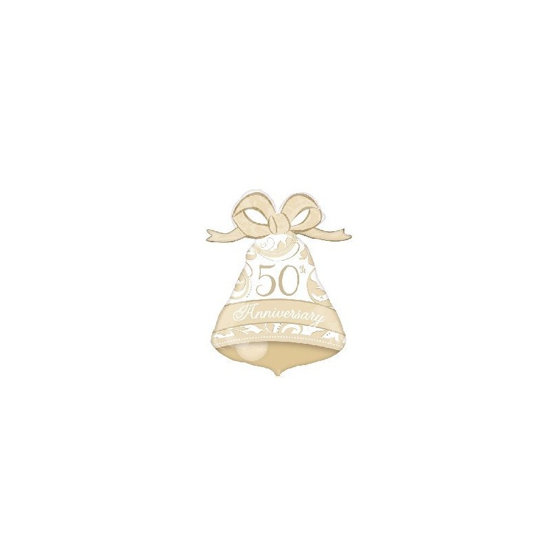 FORMA CAMPANAS ANIVERSARIO 50 ORO (EMPAQUETADOS)