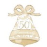 FORMA CAMPANAS ANIVERSARIO 50 ORO (EMPAQUETADOS)