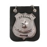 Placa policia colgante