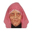 Mascara abuela con pañuelo