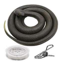 Serpiente 80 cms con hilo de nilon y pinza, adulto