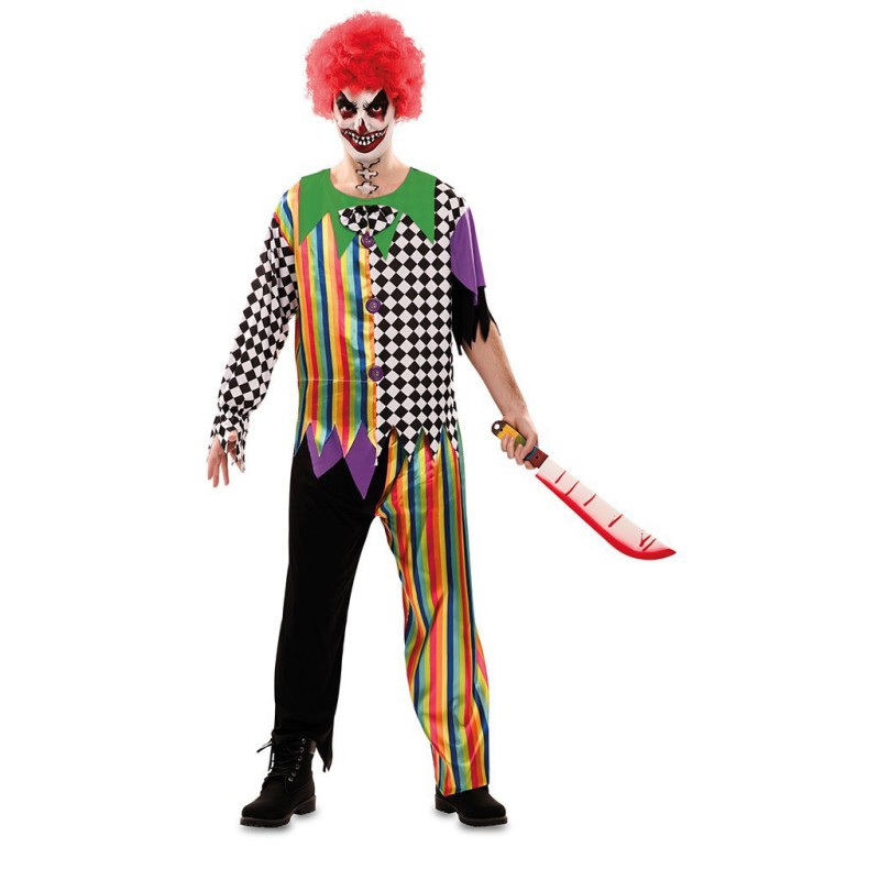Disfraz hombre de Payaso siniestro para Hombre