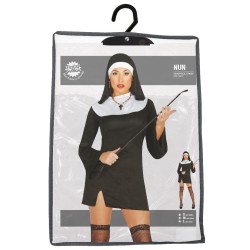 Disfraz mujer monja corto