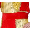 Disfraz hombre torero rojo y dorado