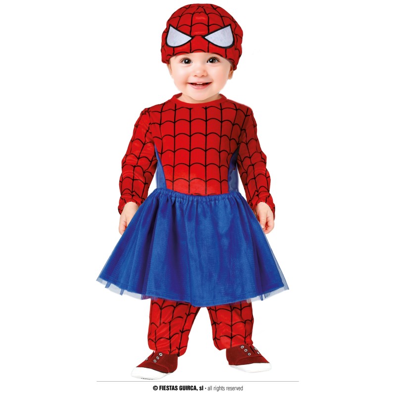 Disfraz bebe de spider woman