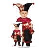 Disfraz bebe de bufon arlequin