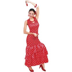 Disfraz mujer de sevillana flamenca