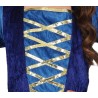 Disfraz niña medieval azul.
