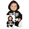 Disfraz bebe esqueleto con capucha