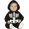 Disfraz bebe esqueleto con capucha
