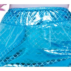 Disfraz mujer sirena azul