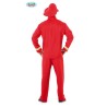 Disfraz hombre bombero rojo