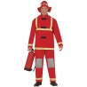 Disfraz hombre bombero rojo