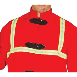 Disfraz hombre bombero rojo