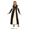 Disfraz mujer princesa medieval marron