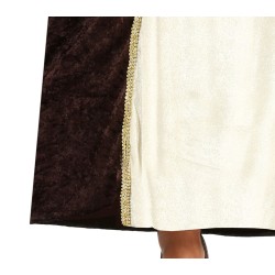 Disfraz mujer princesa medieval marron