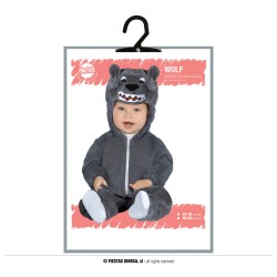 Disfraces bebe de lobo gris
