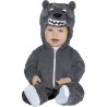 Disfraces bebe de lobo gris