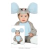 Disfraz bebe ratoncito gris