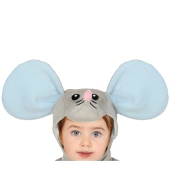Disfraz bebe ratoncito gris